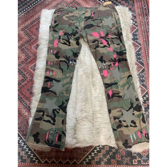 MNML B439 Star Flare Denim - Camo Size 40 - Picture 5 of 12